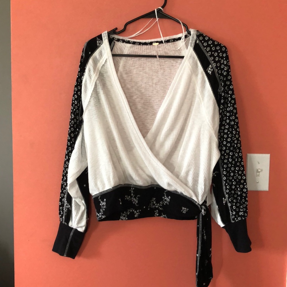 Free people wrap shirt